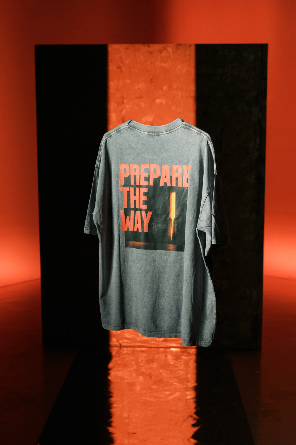Prepare the Way - Oversized T-shirt - Grey