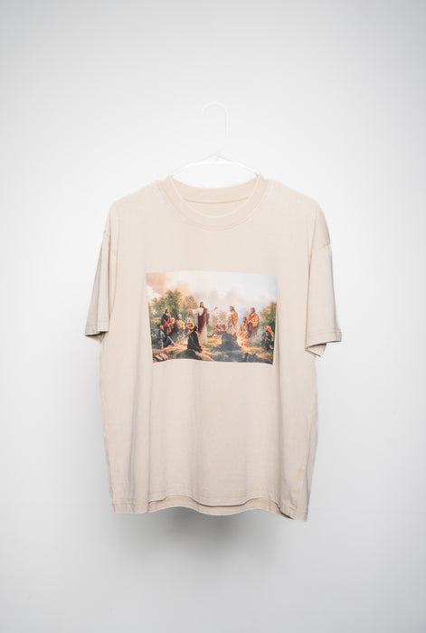 Spread The Gospel - Oversized T-shirt - Cream