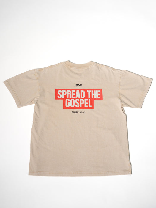 Spread The Gospel - Oversized T-shirt - Cream