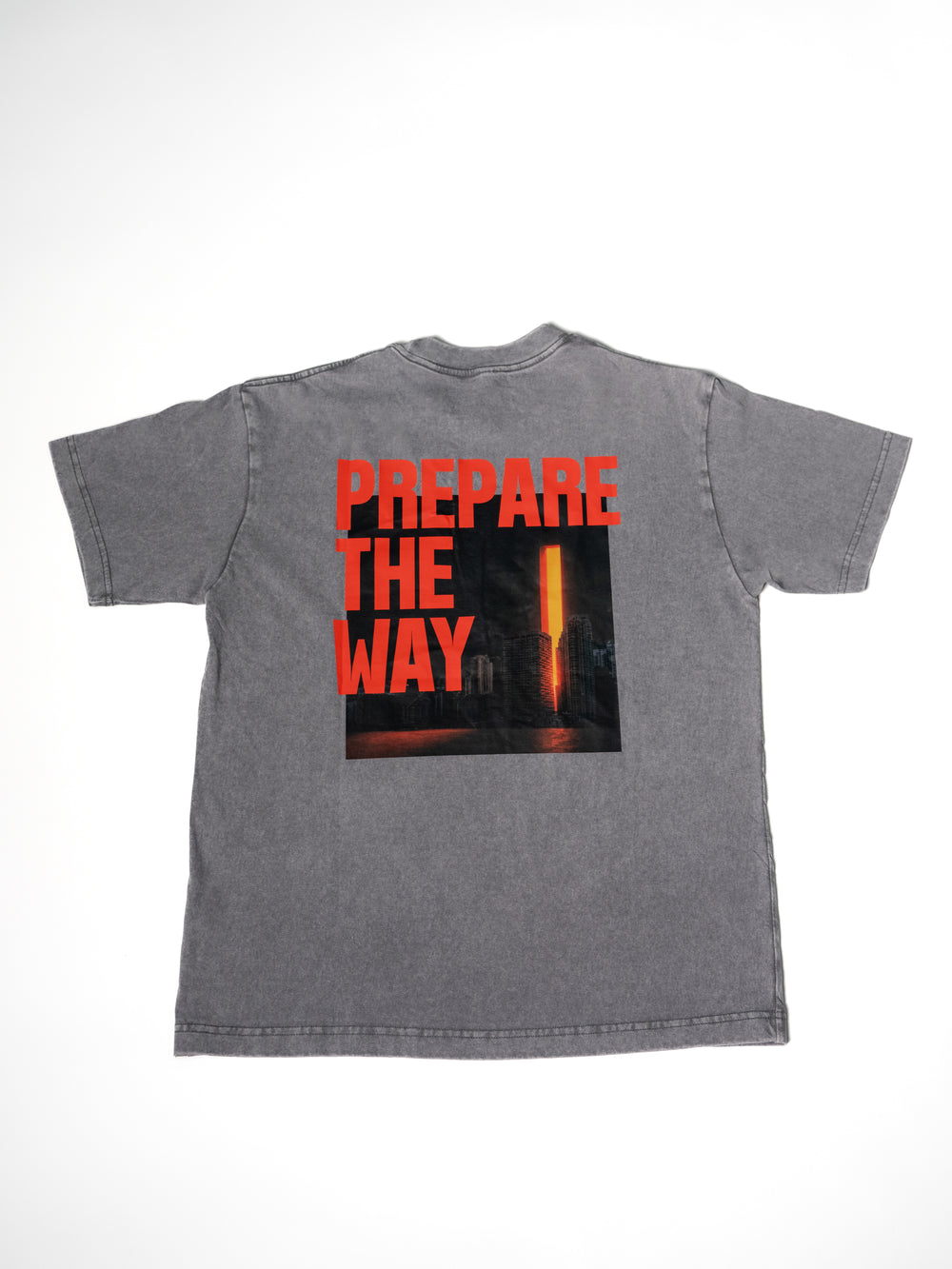 Prepare the Way - Oversized T-shirt - Grey