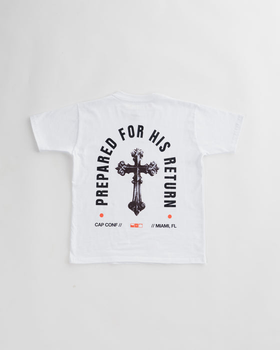 Prepared for His Return - White T-shirt