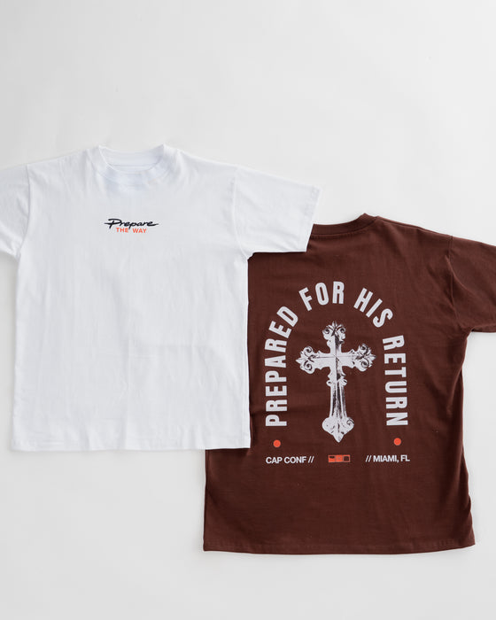 Prepared for His Return - White T-shirt