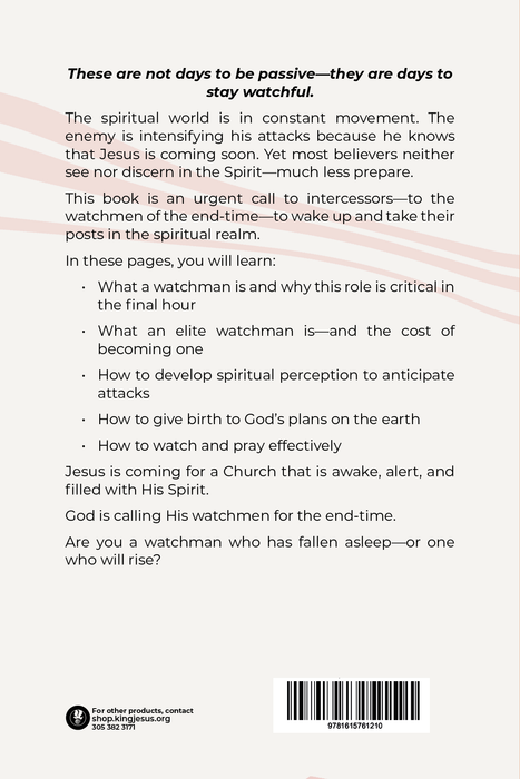 Raising End Time Watchmen  - Book