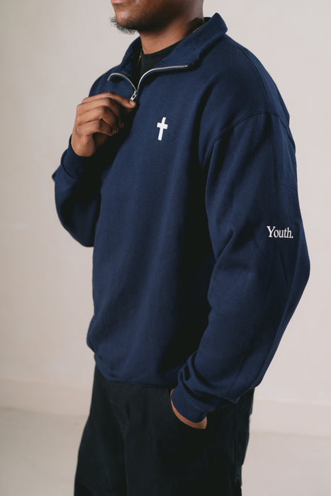 YOUTH. - Cross - Quarter-Zip Sweatshirt