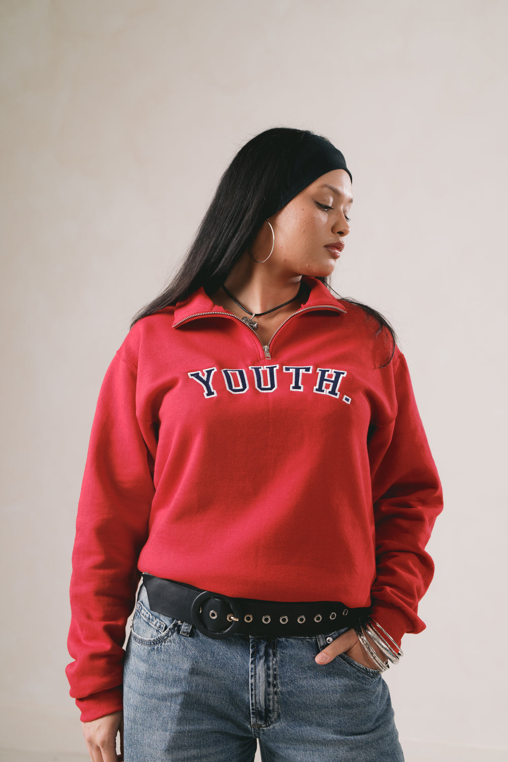 YOUTH. - Quarter-Zip Sweatshirt
