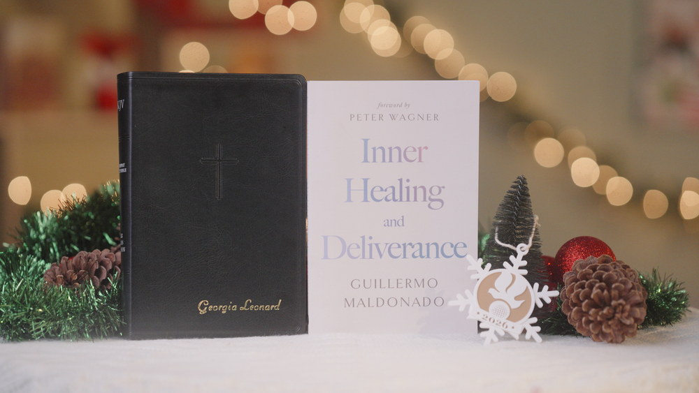 Inner Healing and Deliverance + Personalized KJV Bible + Christmas Ornament - Offer