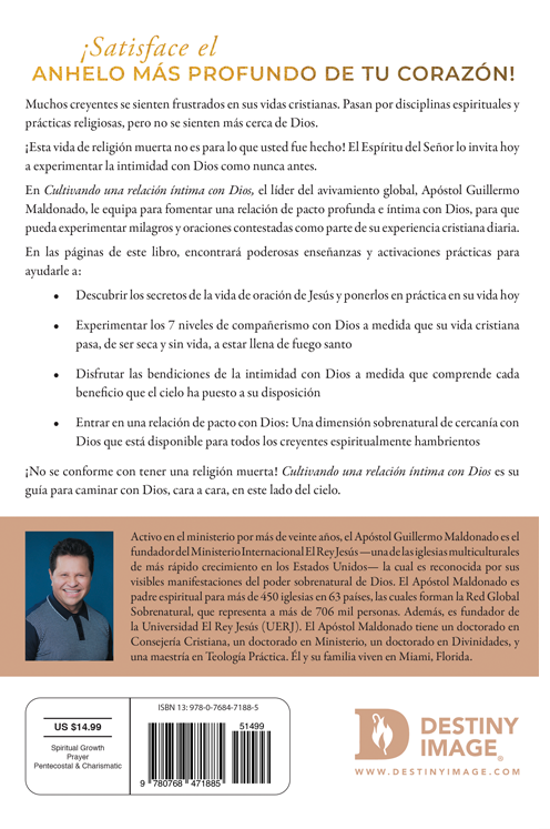 Cultivando una Relacion Intima con Dios - Libro