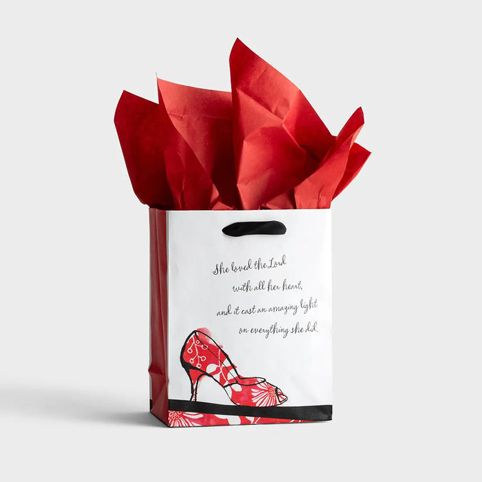 Gift Bag - Walk By Faith - Small Gift Bag with Tissue