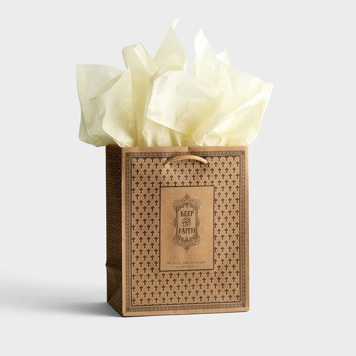 Gift Bag - Keep the Faith - Medium Gift Bag with Tissue