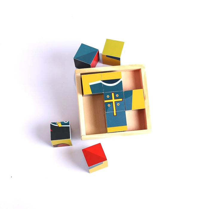 Puzzle - Armor of God 6 Wood Blocks