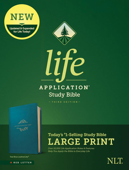 Bible NLT Life Application Study Bible, Third Edition, Large Print