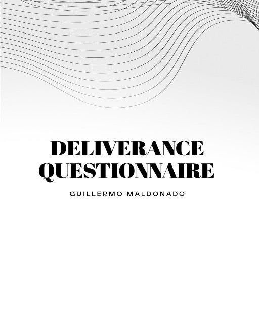 Deliverance Questionarie / Cuestionario de Liberación - New Bilingual