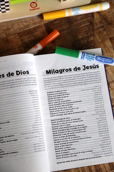 Biblia para Niños NVI, Texto revisado 2022, Leathersoft, Azul, Comfort Print