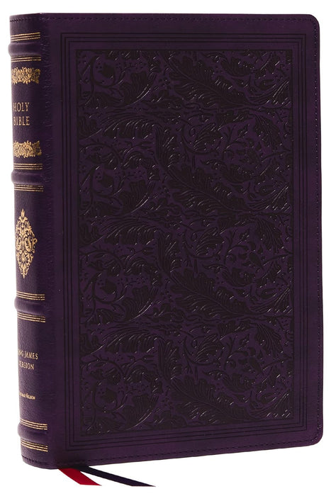 Bible - KJV, Wide-Margin Reference Bible, Sovereign Collection, Leathersoft, Purple, Red Letter, Comfort Print: Holy Bible, King James Version (The Sovereign Collection) Imitation Leather – 1 Noviembre 2022