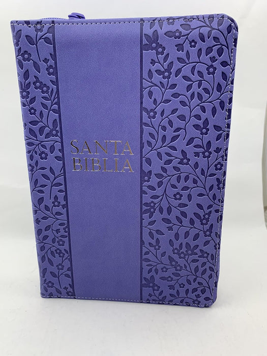 Biblia Letra Grande 12 Puntos Tamaño Manual RVR 1960, Lavanda