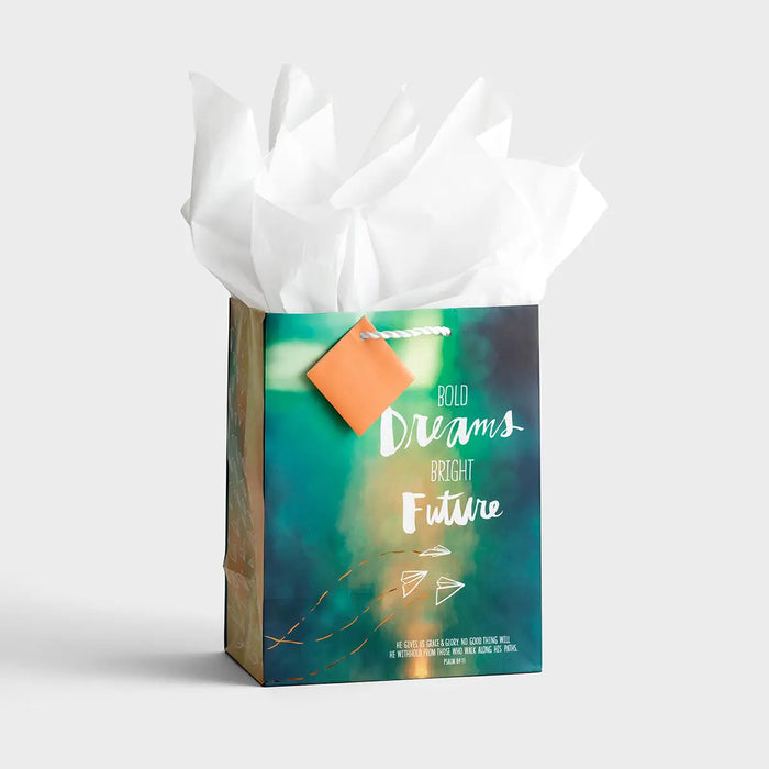Gift Bag - Bold Dreams Bright Future - Medium Gift Bag