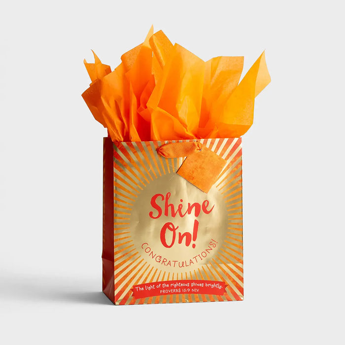 Gift Bag - Shine On - Medium Gift Bag with Tissue
