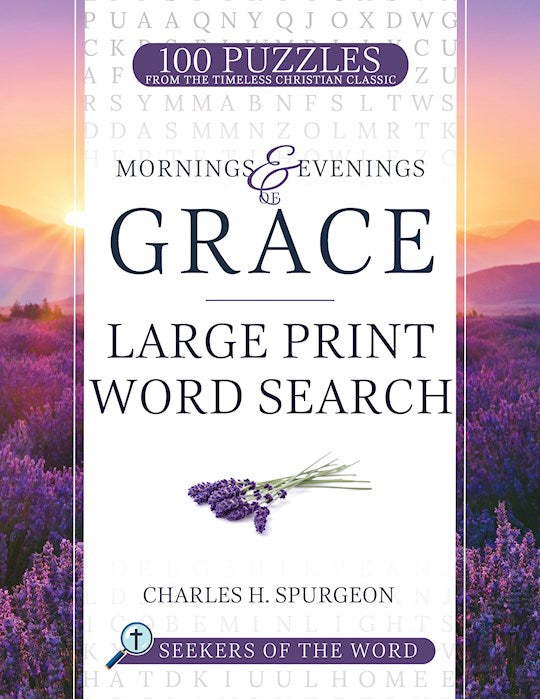 Mornings And Evenings Of Grace Large Print Word Search