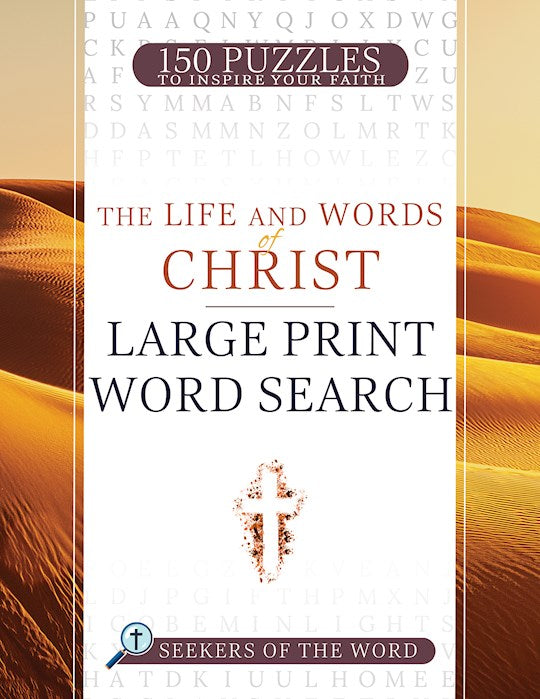 Life And Words Of Christ Large Print Word Search