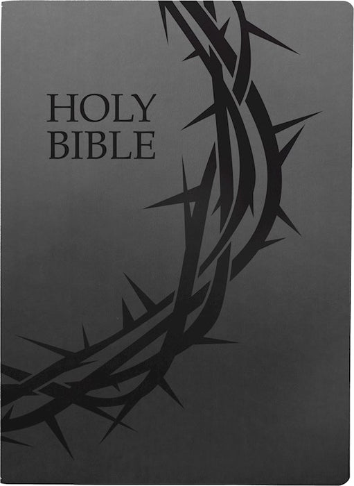 Bible - KJVER Holy Bible Crown of Thorns Design Large Print-Black Ultrasoft