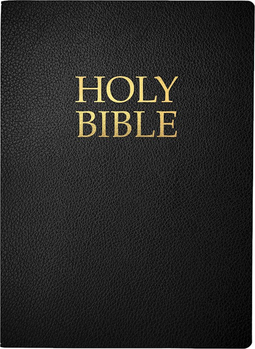 Bible - KJVER Holy Bible Large Print-Black Bonded Leather Indexed