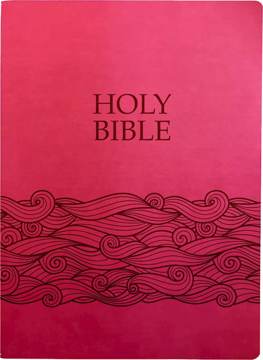 Bible - KJVER Holy Bible Wave Design Large Print Ultrasoft