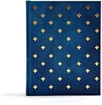 Bible - CSB Notetaking Bible, Navy/Cross Cloth-Over-Board by CSB Bibles
