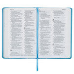 Bible - Blue Faux Leather NLT Keepsake Bible for Boys