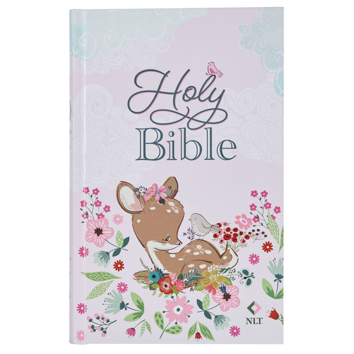 Bible - Blush Pink Hardcover NLT Keepsake Bible for Girls