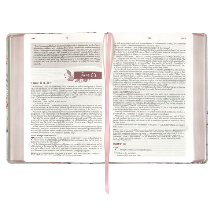 Bible - NLT Everyday Devotional Bible for Women Floral