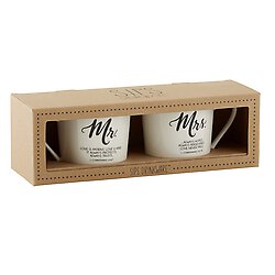 Cafe Mug Set - Mr. & Mrs.