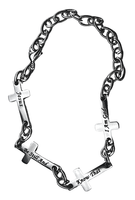 Identity Cross Bracelet Be Still