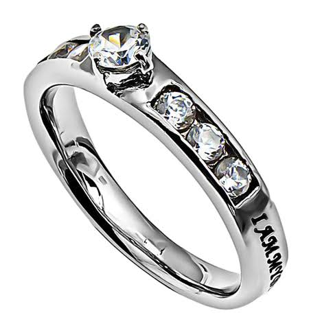 Princess Solitaire Ring Beloved Spanish