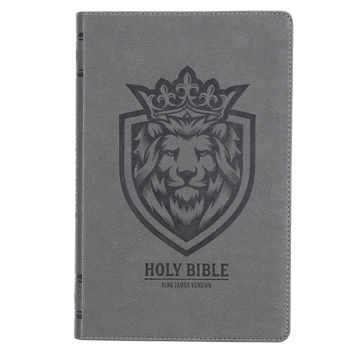 Bible - Charcoal Faux Leather Gift Edition King James Version Bible