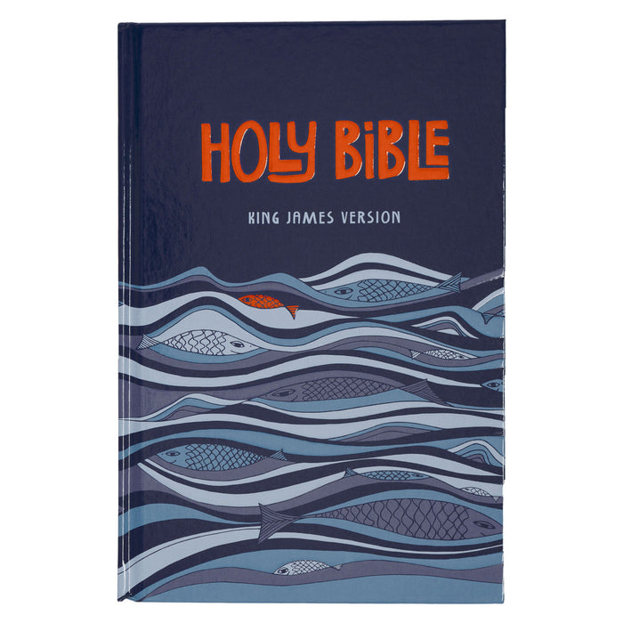 Bible - Blue Hardcover Kid's King James Version Bible
