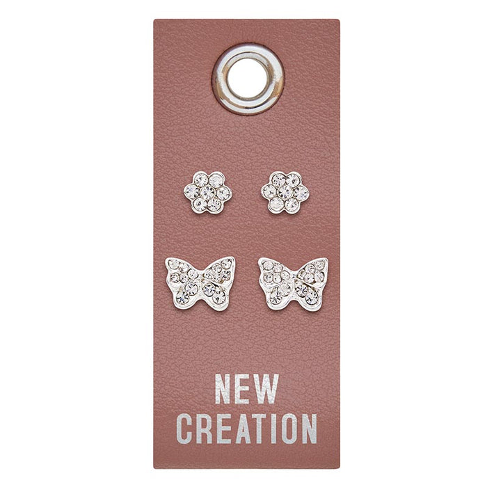 Earrings - New Creation (Leather Tag)