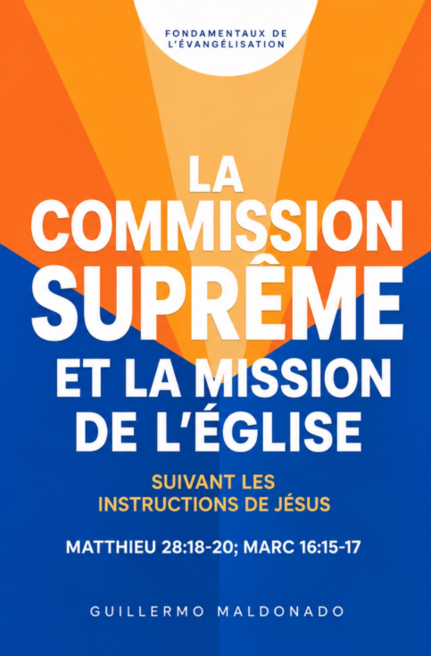 Le Mandat Suprême de l'Église by Guillermo Maldonado Christian book cover