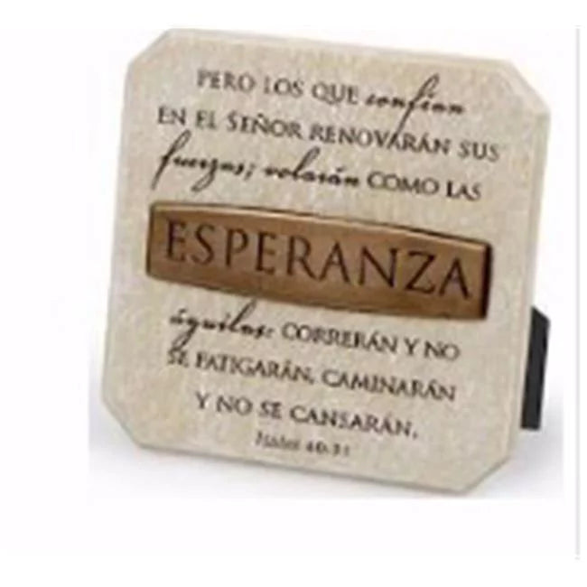 Spanish Plq Bronze Title Bar - Esperanza