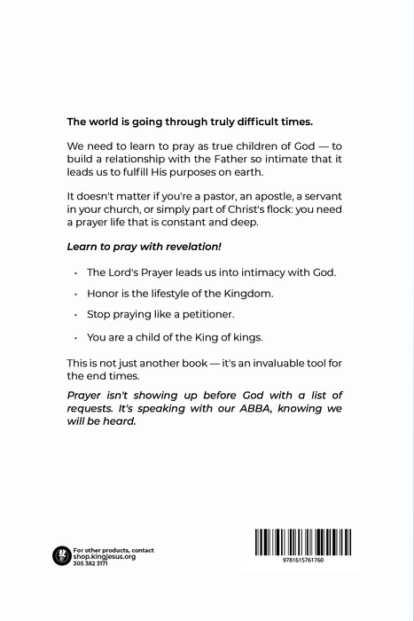 The back cover of a book with black text on a white background, featuring a barcode and small publisher contact information at the bottom.