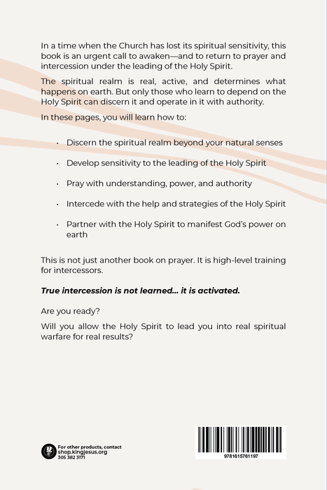 Holy Spirit Led Prayer and Intercession  - Book