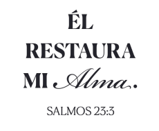 El Restaura Mi Alma Salmos 23:3 - 16 Oz Bottle