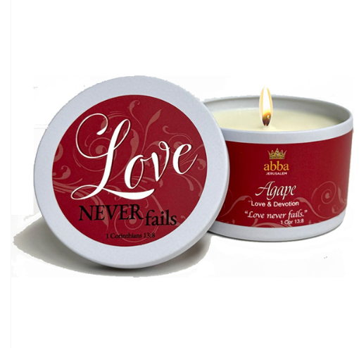Agape "Love & Devotion" - 8 Oz - Tin Candle