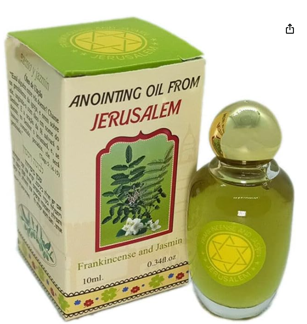 Frankincense and Jasmin From Jerusalem Holy Land - Anointing Oil - 1/3
