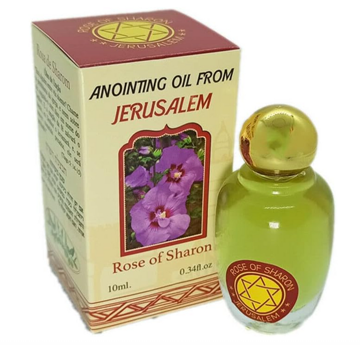 Rose of Sharon From Jerusalem Holy Land - Anointing Oil - 1/3