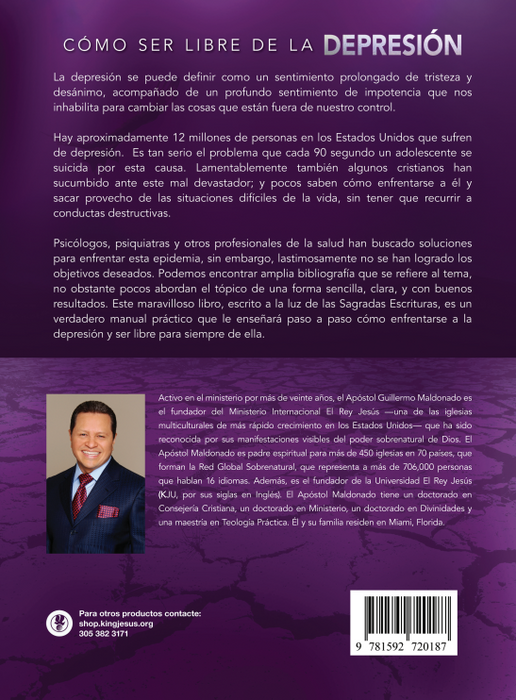 Como Ser Libre De La Depresión - Libro