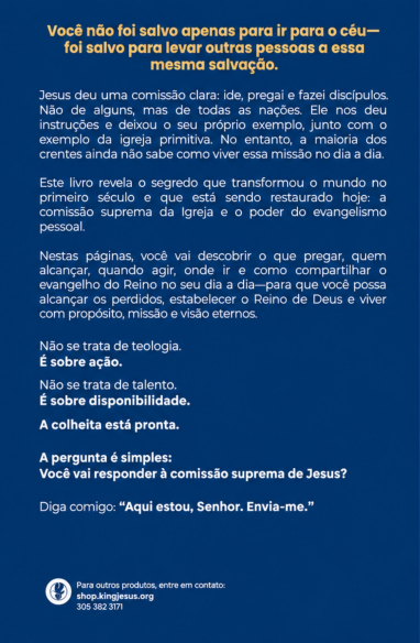 (Portuguese) A Comissão Suprema e a Missão da Igreja  - Livro (The Supreme Mandate and the Mission of the Church)