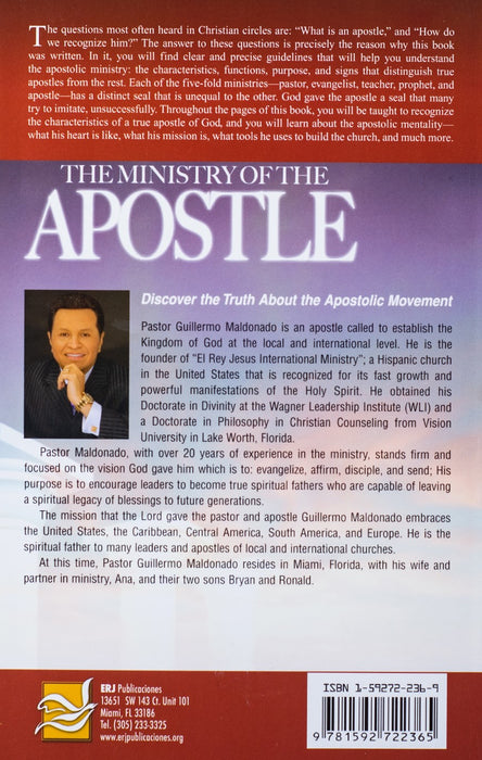 The Ministry Of The Apostle - Book