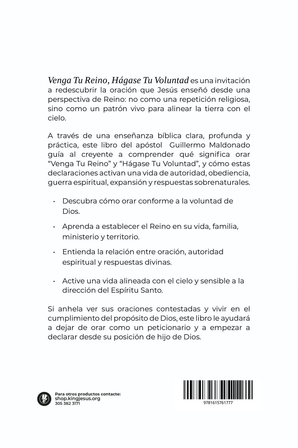Venga Tu reino - Libro
