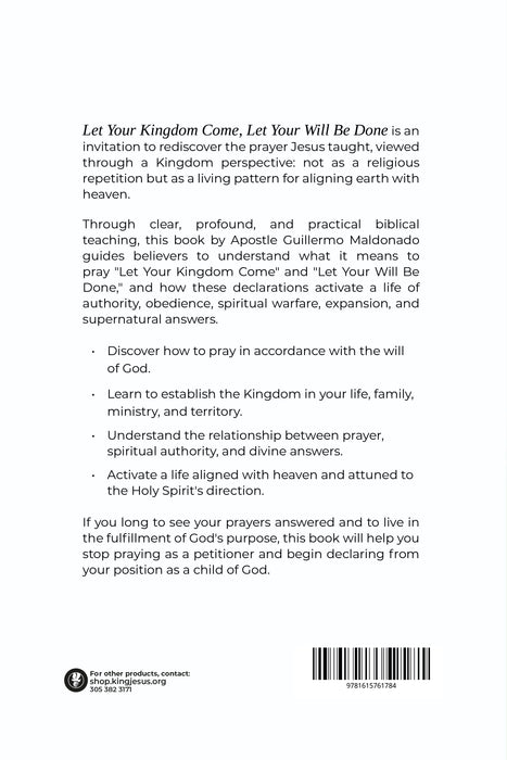 Let Your Kingdom Come - Book