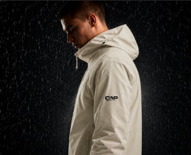 CAP - Off-White Hooded Windbreaker